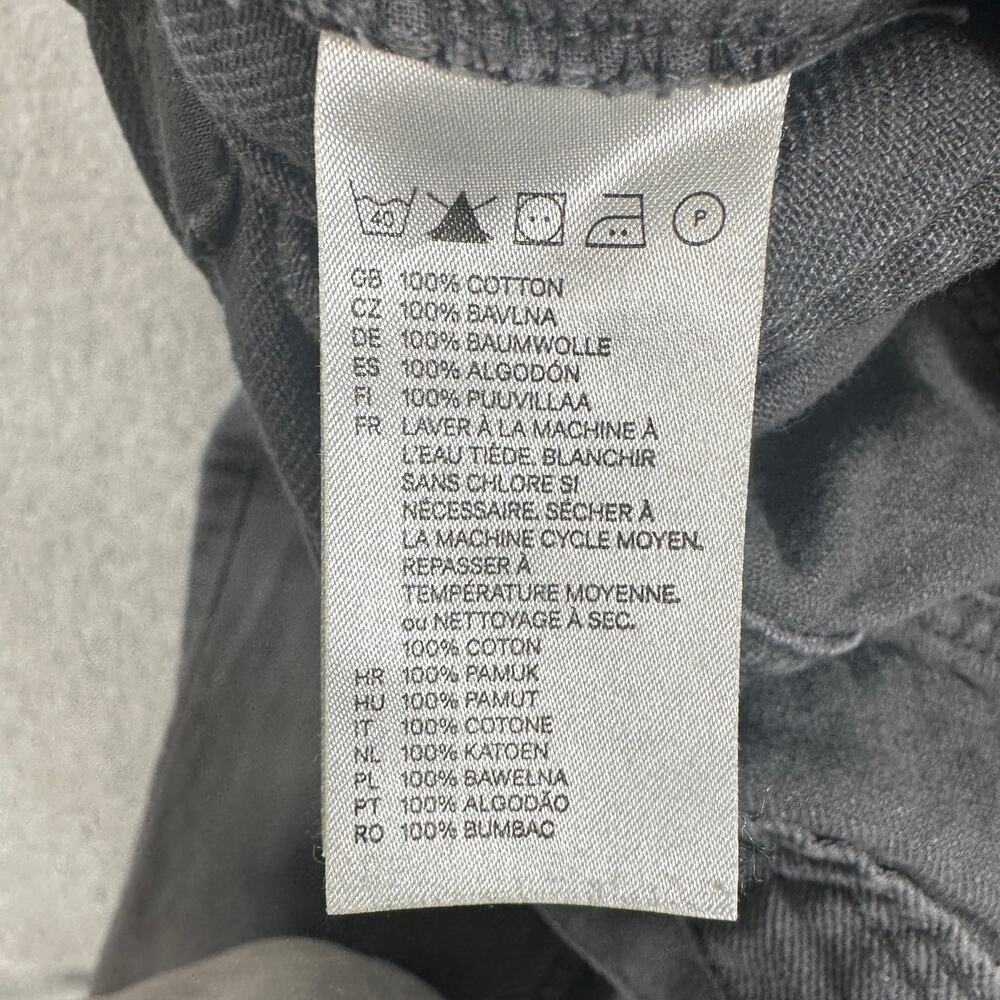 Divided Jeans H&M Slim Straight Mens 36 Gray Mid Rise Denim Casual Streetwear - Picture 4 of 10
